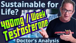 Is 400mg per Week of Testosterone Sustainable for Life Doctors Analysis [upl. by Reeva]