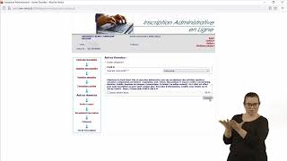 Inscription administrative LSF  Tutoriel [upl. by Zohar81]