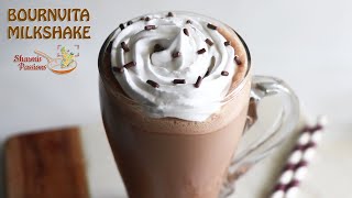 Bournvita milkshake recipe Creamy malt shake recipe [upl. by Ashton]