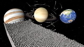 How Many Moons Does Each Planet Have  Planet Comparison [upl. by Ahsenik]