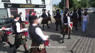 Mullinagoagh Pipe Band 6  Their Annual Church Parade In Dromore 2024  4K [upl. by Cirde]