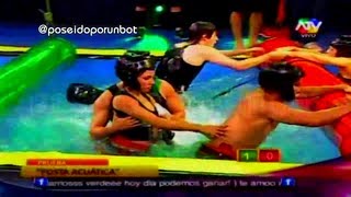 COMBATE Competencia Posta Acuatica Enfrentamiento por Equipos 130913 [upl. by Frechette489]