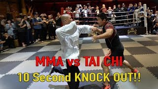 MMA vs Tai Chi 10 Second KNOCK OUT ✅ [upl. by Elwina]