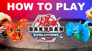 HOW TO PLAY BAKUGAN  Trading Card Game Rules amp Battle Strategy  2022 Bakugan Evolutions TOY amp TCG [upl. by Enehpets]