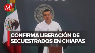 Gobernador de Chiapas confirma aparición de los 16 trabajadores secuestrados [upl. by Eicats345]