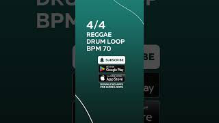 44 REGGAE DRUM LOOP  BPM 70 drumloop bpm drumbeat flstudio metronome musicproducer [upl. by Morena]