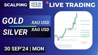 Live Gold amp Silver Trading Today  XAUUSD amp XAGUSD Live Trading amp Market Analysis  30 Sep 2024 [upl. by Romola]