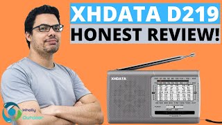 BEST BUDGET PORTABLE SHORTWAVE RADIO XHDATA D219 Review [upl. by Ahsetel]