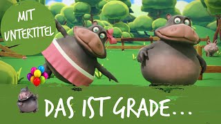 Das ist grade das ist schief  HipPoPop feat Nilpferd  Kinderlieder [upl. by Ahsikar384]