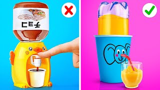 親のための賢いライフハック 123 GO のDIYのミニウォーターディスペンサー・ヘルシーな食べ物と子育てライフハック [upl. by Newby]