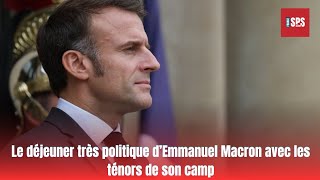 Le déjeuner très politique d’Emmanuel Macron avec les ténors de son camp [upl. by Henry176]