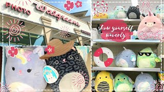 squishmallow hunting vlog  looking for walgreens summer collection [upl. by Ezra]