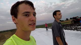 Final corn silage harvest of September 2019  Packing and covering  from 10th Generation Dairyman [upl. by Yesnel323]