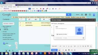 3k  Ecrire envoyer un mail à un groupe de contact sur Gmail [upl. by Alemaj]