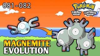 How To Evolve Magnemite Into Magneton In Pokemon Fire Red amp Leaf Green  Kanto Pokedex [upl. by Kahl]