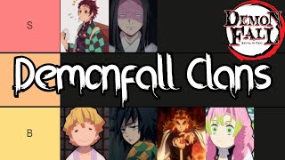 Demonfall Update 50  Clan Tier List [upl. by Nella]