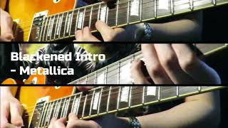 Blackened Reversed and Normal Intro  Metallica TutorialCover HD [upl. by Ahsitnauq]