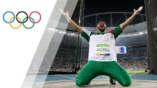 Nazarov wins historic gold in Mens Hammer Throw [upl. by Zoeller]