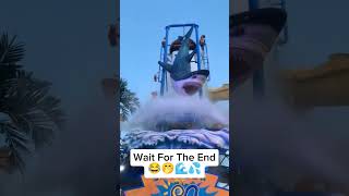 Wait For The End  waterpark amusementparkrides waterslid ride waterslide Water Park Fun [upl. by Kinghorn]