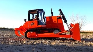 RC ADVENTURES  Restored Hydraulic Bulldozer  Stahl  Liebherr 742 114 Scale [upl. by Ahsaercal]