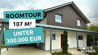 Haus bauen Traumhaus für unter 300000 Euro  Roomtour [upl. by Ahtikal]