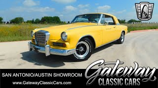 1963 Studebaker Gran Turismo Hawk  Gateway Classic Cars  San Antonio Austin 0334 [upl. by Sadoc653]