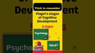 Piagets stages of cognitive development  trick to remember Piagets stages of cognitive developmen [upl. by Leola785]