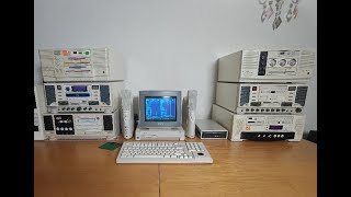 Retro PC mini Desktop 486 Unisys cwd4002 [upl. by Nanny]