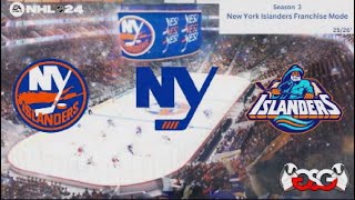 NHL 24  New York Islanders Franchise Mode Episode 3 [upl. by Atikal]