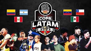 GOD LEVEL 2023  COPA LATAM 3 VS 3  6 EQUIPOS [upl. by Htidirrem153]