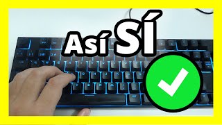 ✅APRENDE cómo COLOCAR los DEDOS correctamente en el TECLADO para escribir MÁS RÁPIDO 🚀MECANOGRAFÍA [upl. by Doscher481]