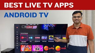 Hindi 5 Best Live TV app for android TV Free and Paid  Watch Live TV free on Smart TV [upl. by Shawn38]