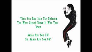 Michael Jackson Smooth Criminal Lyrics [upl. by Eenet]