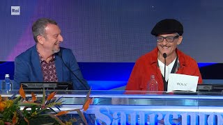 Fiorello quotStasera sarà lultima volta degli Amarello sul palcoquot  Festival di Sanremo 10022024 [upl. by Alvie]