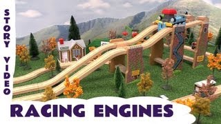 Thomas And Friends Wooden Racing Track Story [upl. by Aicener]