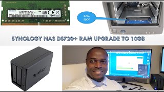 UNOFFICIAL SYNOLOGY NAS DS720 RAM UPGRADE TO 10GB WORKED [upl. by Romney91]