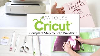 How to use Cricut Cutting Machines For Beginners [upl. by Eekram]