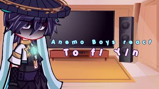 Anemo Boys react to F Yn as Shinobu [upl. by Gault]