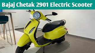 Bajaj Chetak 2901 Electric Scooter Review  Price Features  New updates  Range [upl. by Kamerman]