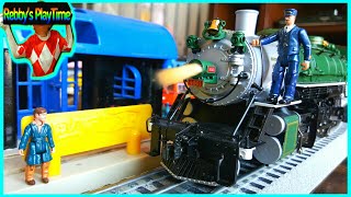 Cool Toy Trains With The Real Train Cars Funny Polar Express Electric Steam Train Videos For Kids [upl. by Eberto]