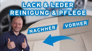 Ledersitze reinigen amp pflegen  Lackversiegelung  Flugrost amp Teer entfernen  36 Frag Schuster [upl. by Jerrine]