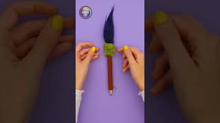 BRANCHIFY Your Pencil With This Easy DIY Craft  TROLLS [upl. by Mateya89]