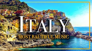 The Best 🇮🇹 Italian Music amp aerial 4K Italy landscapes The most beautiful amp famous🇮🇹songs [upl. by Okemak]