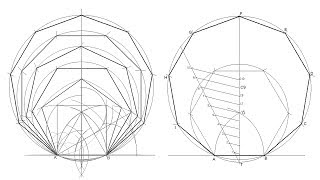 How to draw regular polygons knowing the length of one side  Compilation [upl. by Natty310]