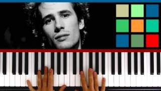 How To Play quotHallelujahquot Piano Tutorial Jeff BuckleyLeonard Cohen [upl. by Ailecec]