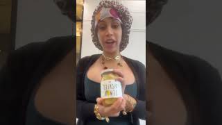 Cardi B tries pickled lemons 🥒🍋 cardib [upl. by Waylon794]