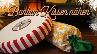 Bonbon Kissenbezüge nähen Tutorial  FUN ✂ ✁ ✁ [upl. by Schweiker]