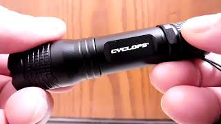 Cyclops  TF150 Tactical LED Flashlight unboxing amp review [upl. by Aveline]