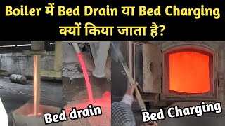 Purpose of Bed Drain and Bed Charging in Boiler  Bed Drain  Bed charging in AFBC Boiler [upl. by Atteuqaj]