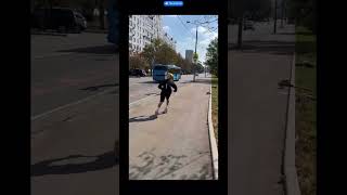 владивосток automobile vinicius scootering skate самокат skateboarding 💀💀💀 [upl. by Aicilaana]